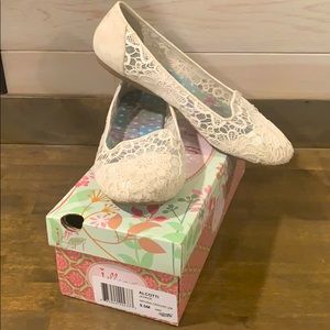 Women’s Natural Crochet Jellypop Flats